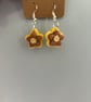 Dangle flower earrings - Image 1