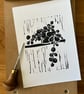  'Trailing Plant' A5 Original Lino Print  - Image 2