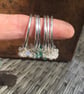 Sterling Silver & Moonstone Hoop Earrings - Image 3