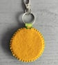 Hand Embroidered Daisy Chain Keyring or Bag Charm  - Image 3