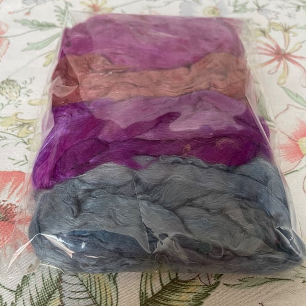 Hand Dyed Sari Silk - 20g