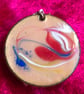 red, white and blue scrolled pendant - Image 3