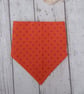 Small dog Bandana snap fastens Orange and Pink - Image 4