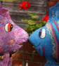 Felted Wool Decorative Fish Pillow - Image 4