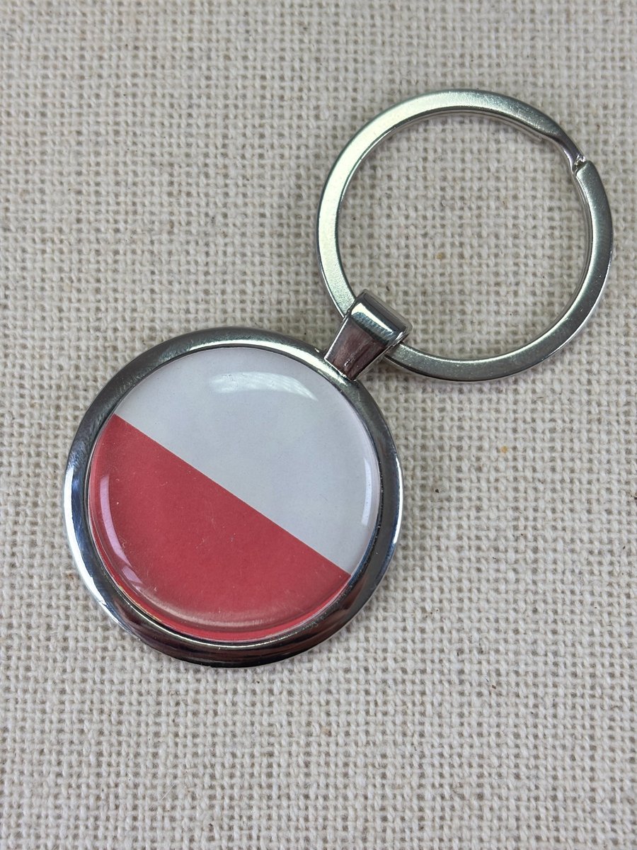 Poland Flag Keyring