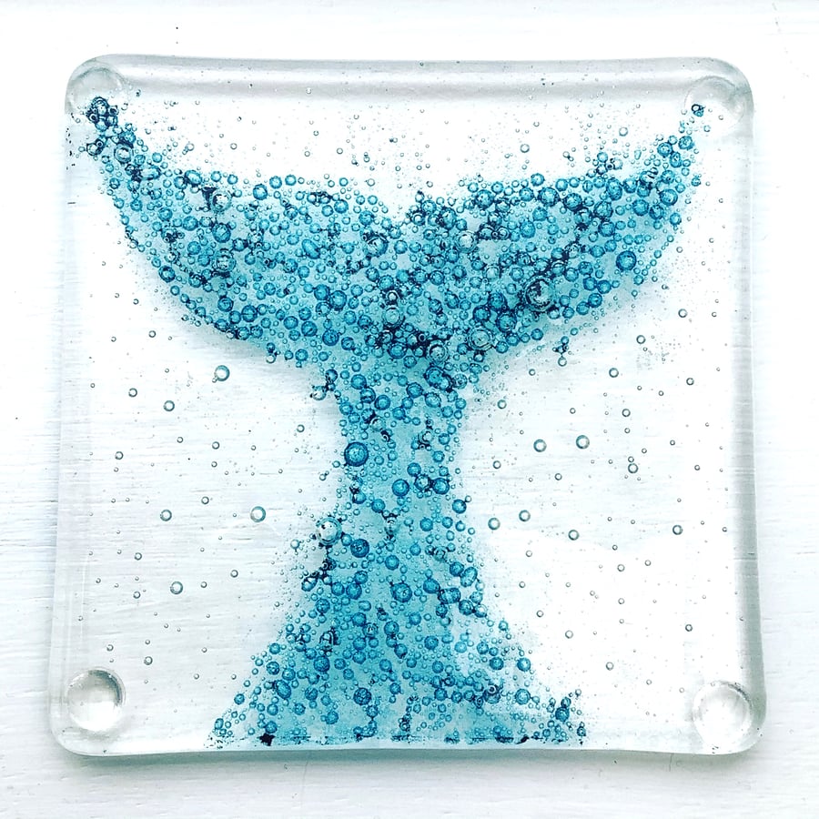 Whale tail Glass Coaster