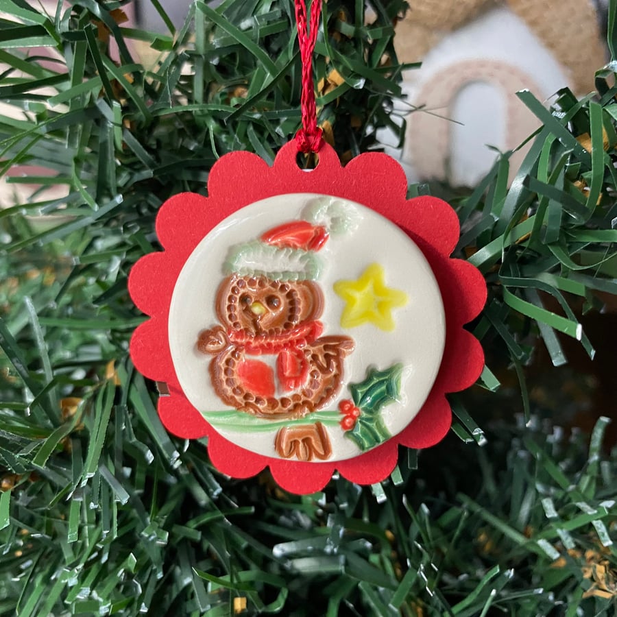 Ceramic robin magnet