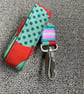 Red green large spot 100% Cotton Lanyard - Image 5