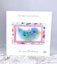 Birthday Day Card with Detachable Glass Meadow Bird - Image 2