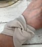 Nude Jersey Cuff  Tattoo cover up for wrist, beige cuff bracelet tattoo cover up - Image 1
