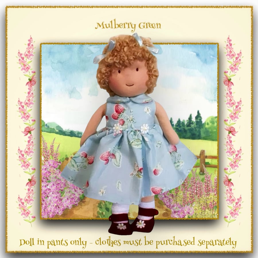 Tilly Tucker- a handcrafted Mulberry Green doll
