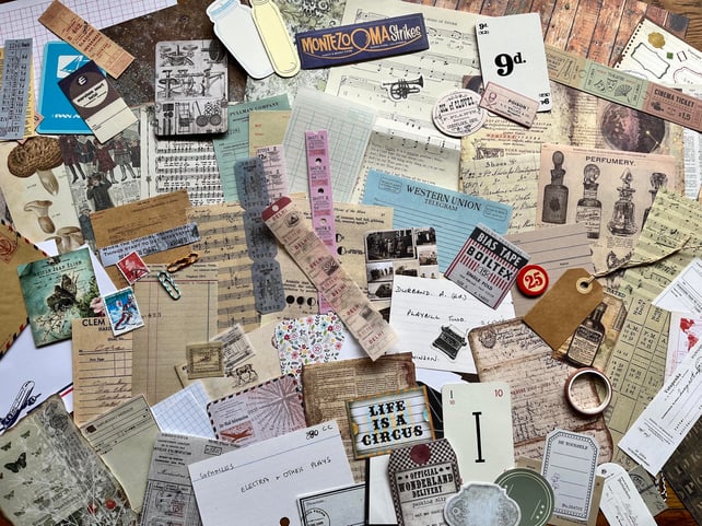 Vintage Newspaper for Junk Journal: A Old Newspaper Themed Collection of  Authentic Ephemera for Junk Journals, Scrapbooking, Card Making, Collage