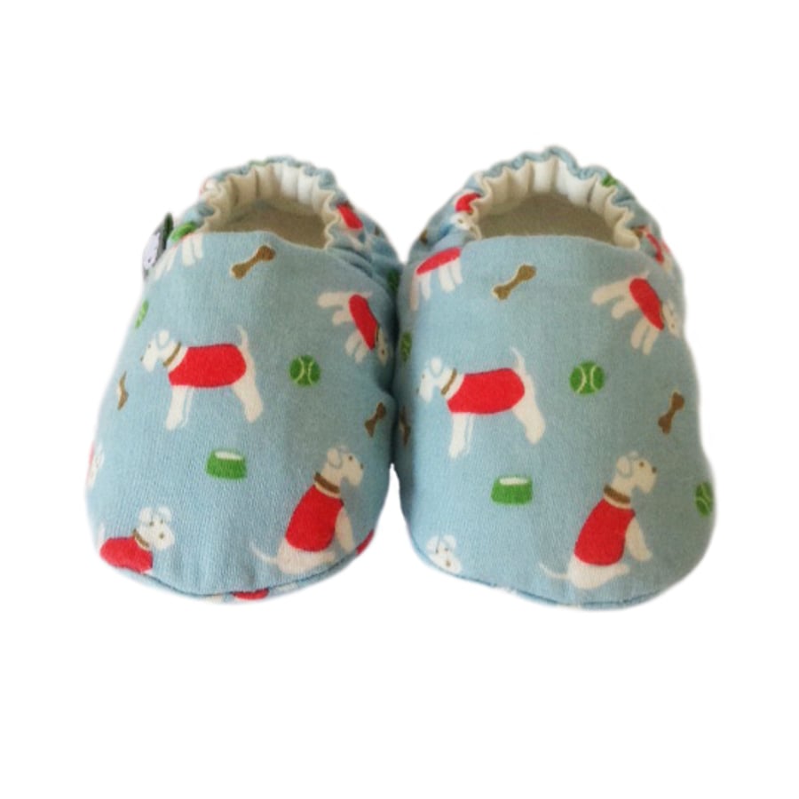 Baby Shoes Cath Kidston MINI STANLEY DOG Slipper Pram Shoes BABY GIFT IDEA 0-24M