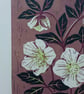 Christmas Rose - linoprint - Image 5