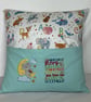 Embroidered Reading Cushion READ ME A STORY - Image 2