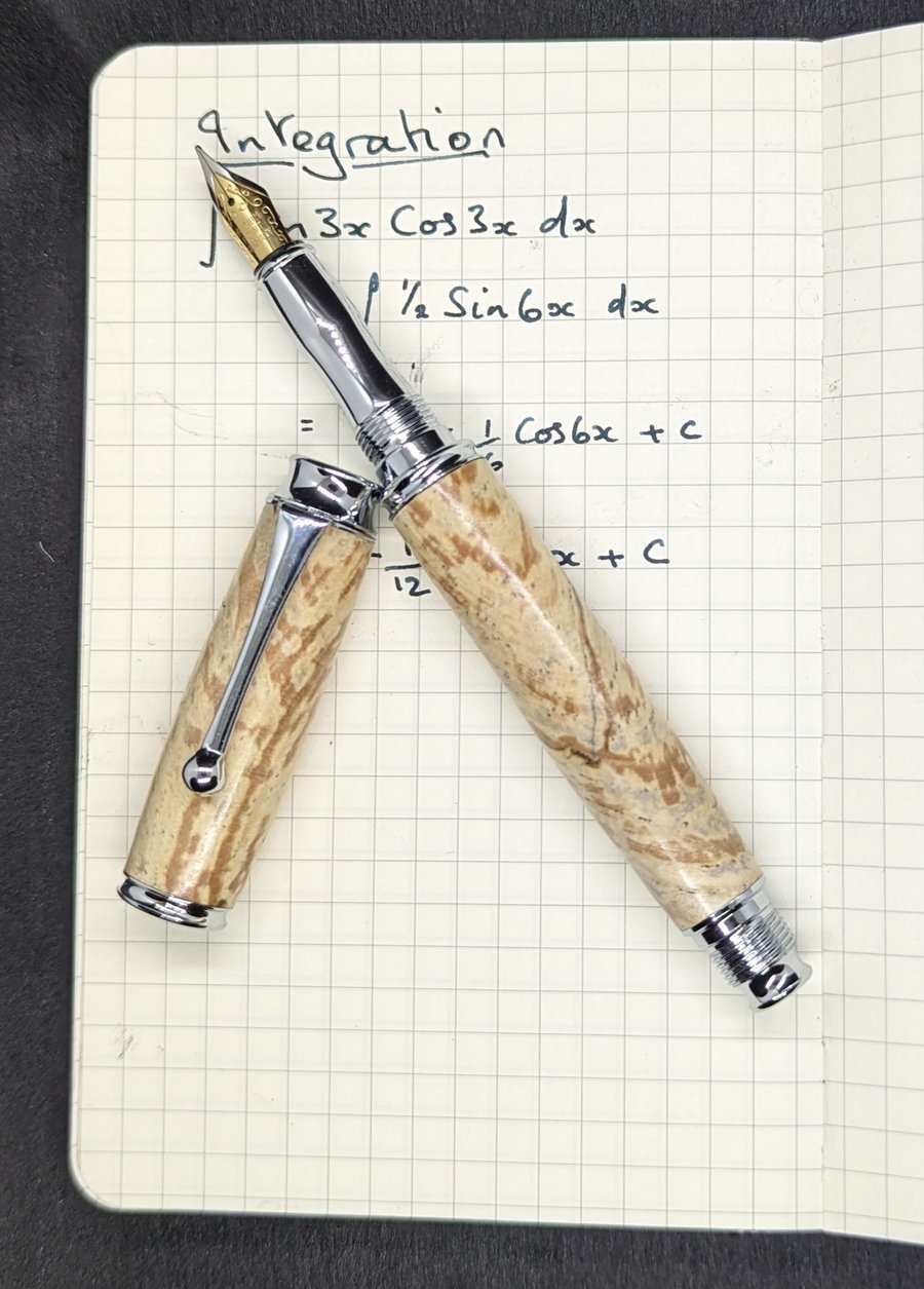 Spalted Ash Fountain Pen