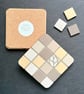 Coaster Set - Two Mosaic Chequerboard Coasters - Image 3