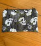 Skulls And Ivy Quilted Fabric Organiser Pouch - Image 1
