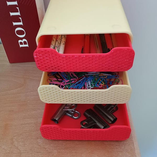 Stationary Storage Draws - Stackable set of 3
