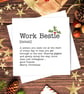 Work Bestie Definition Personalised Christmas Card - Work Colleague Card - Image 2