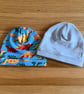 Newborn Baby Hats, Beanie hats. 2 PK. Ideal for the newborn baby 0-3mths - BE17
