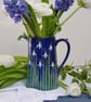 Snowdrop Farmhouse Jug - Hand Painted - Image 5