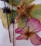 Exquisite Handmade pressed flower card. Original design. A6 size. 4x6inch - Image 4