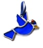 Bird Mini Suncatcher Stained Glass Handmade Colour Choice Gift - Image 9