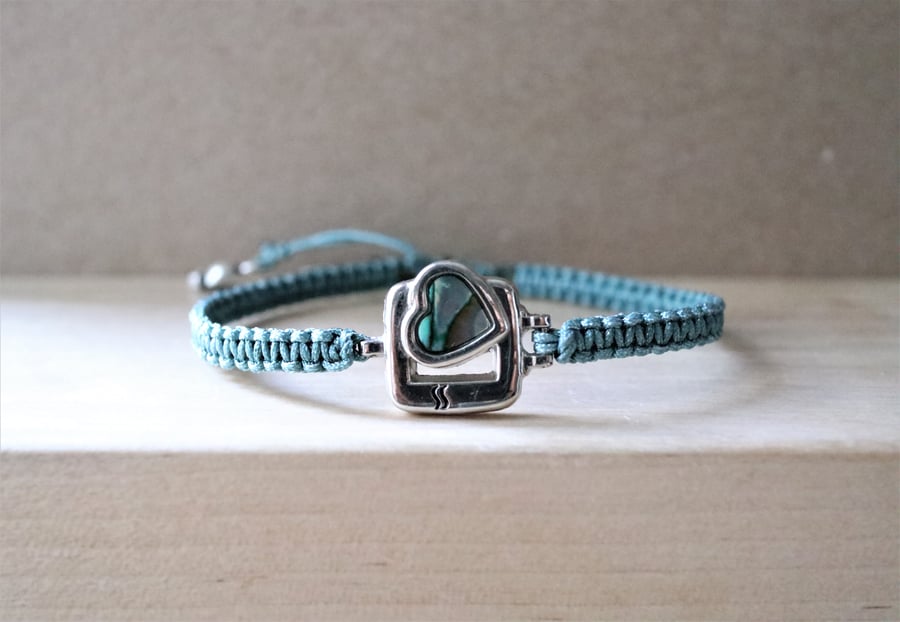 Up-cycled Handmade Ladies Stainless Steel Bracelet - Gift For Valentine 