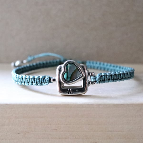 Up-cycled Handmade Ladies Stainless Steel Bracelet - Gift For Valentine 