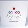 Owl Love You Forever - Anniversary or Valentine's Day Card