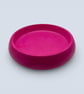 Fuchsia Pink Fruit Bowl 25 cm Handmade Decorative Centrepiece - Image 4