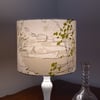 'Brompton Road' fabric covered lampshade