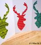 Three Xmas Stag Cards - Image 1