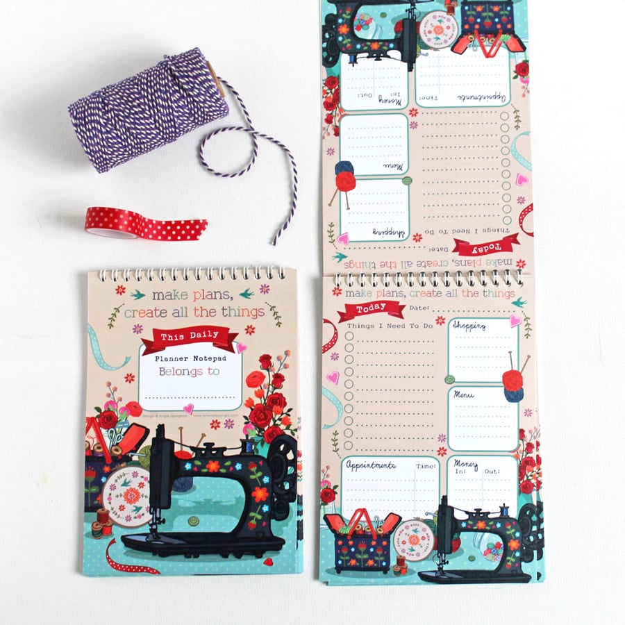 Daily Planner Notepad - Craft - Make all the things