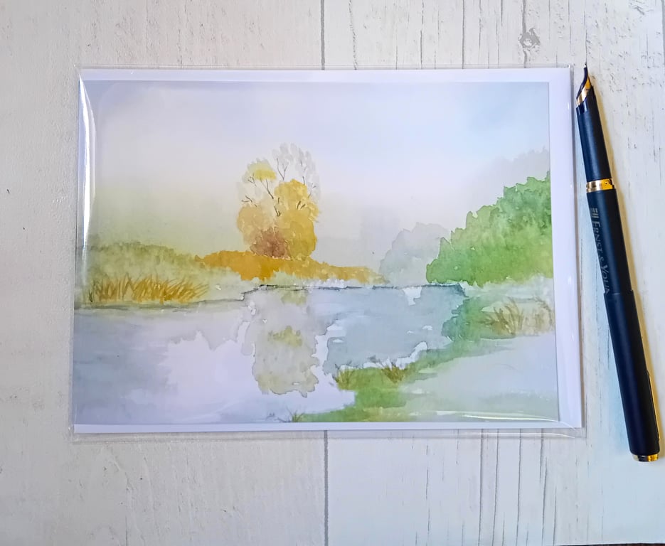 Scenic card. Blank greetings card. Any occasion card.