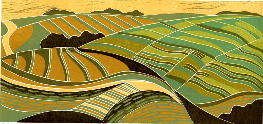 Wiltshire Landscape - `Patcombe Hill`