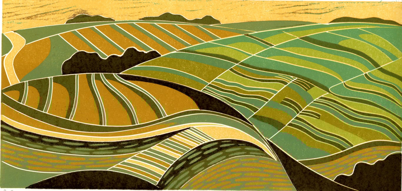 Wiltshire Landscape - `Patcombe Hill`