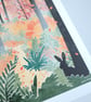 Forest Bathing Illustrated Art Print  - Image 5