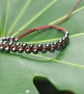Hematite Macrame bracelet, Magnetic gemstone adjustable bracelet  - Image 4