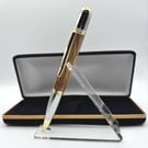 Holy Land Wooden Sierra Style Ballpoint Pen - Certified Bethlehem Olive Wood