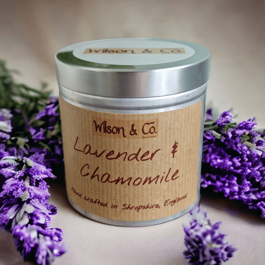 Lavender & Chamomile Scented Candle 230g