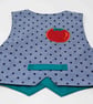 Dotty Chambray Appliquéd Waistcoat 1 - 2 Years - Image 2