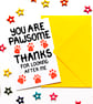 Thank You For Looking After Me Card From Dog, Cat, Rabbit, Pet, Puppy Kitten  - Image 6