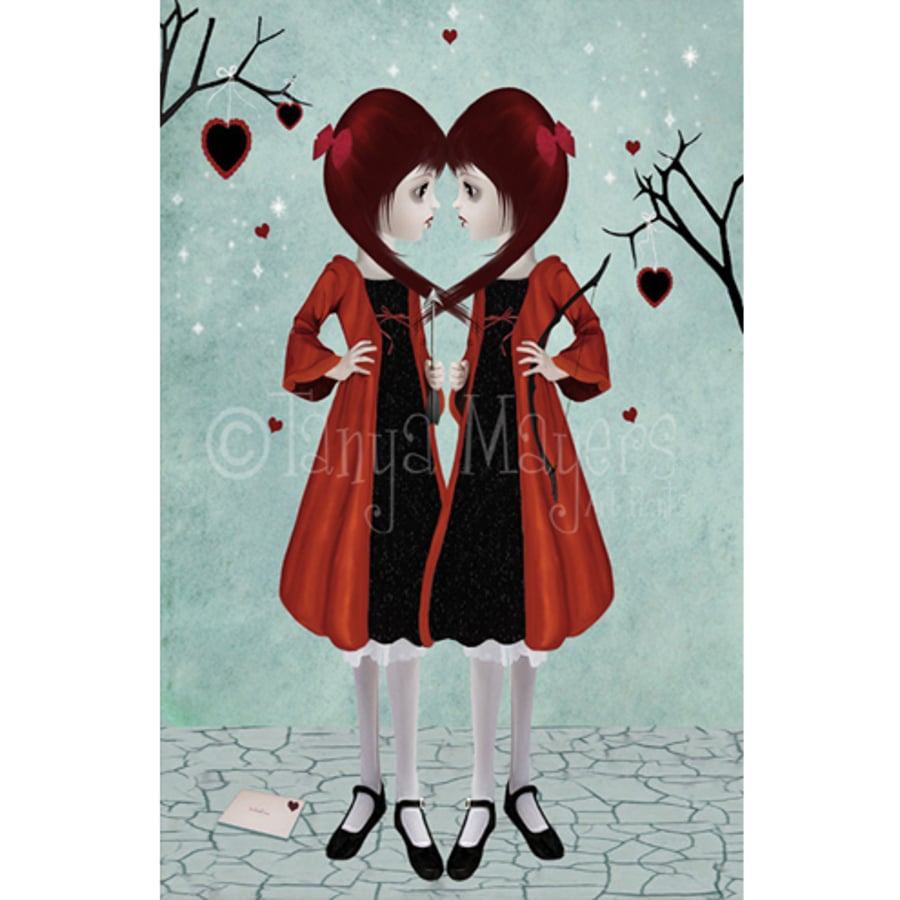 Blank Valentine Card - The Valentines 