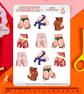 JOCKSTRAP STICKER SHEET vol 1 – Gay stickers - Image 2