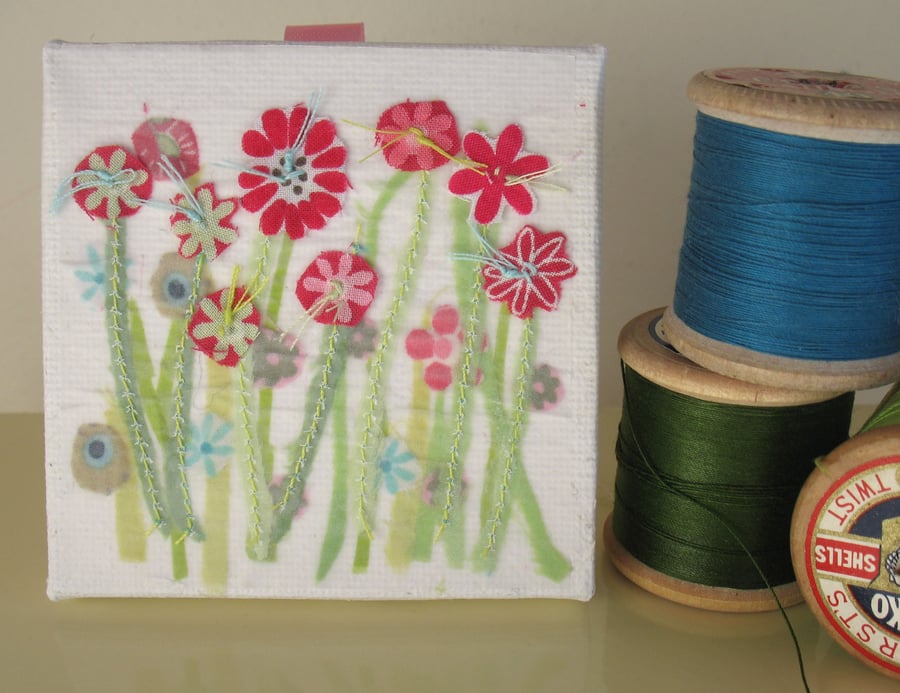 Springtime mini Meadow canvas