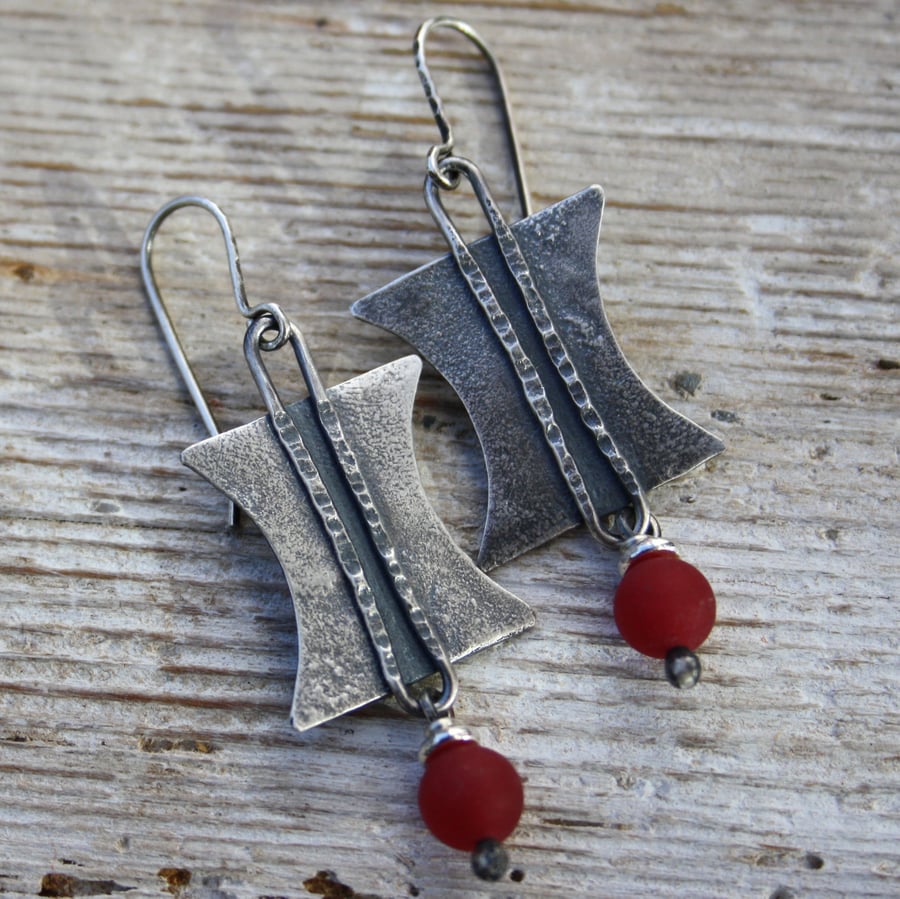 Silver Tribal earrings