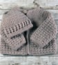 Hand Crochet Two Piece Set, Cardigan and Hat, Choice of Colours and Sizes