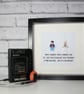 Back to the Future Framed LEGO Minifigures - Choose I II or III - Movie Gift - Image 2